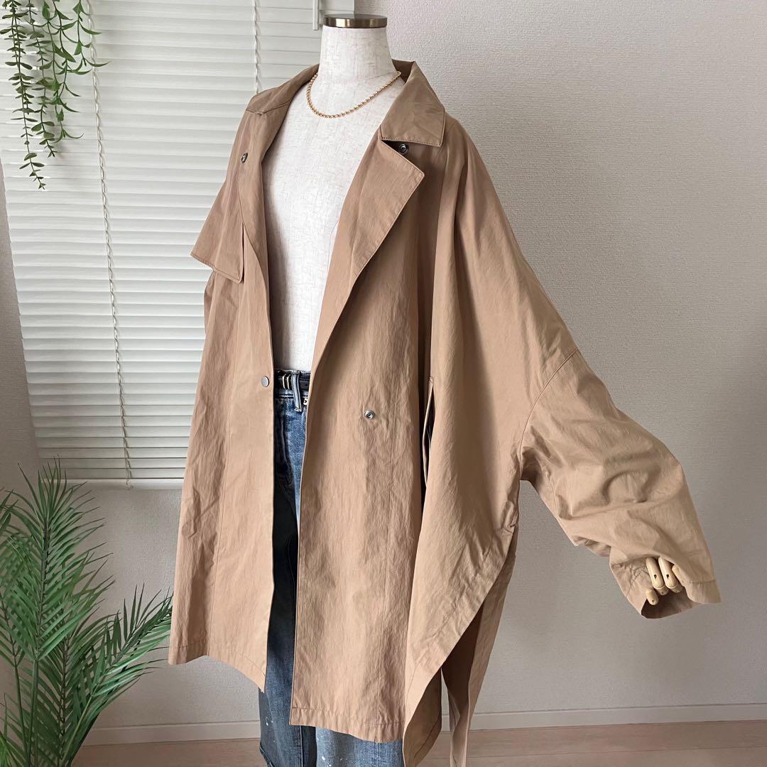 【新品】plage テントコート 38 トレンチコート ベージュ