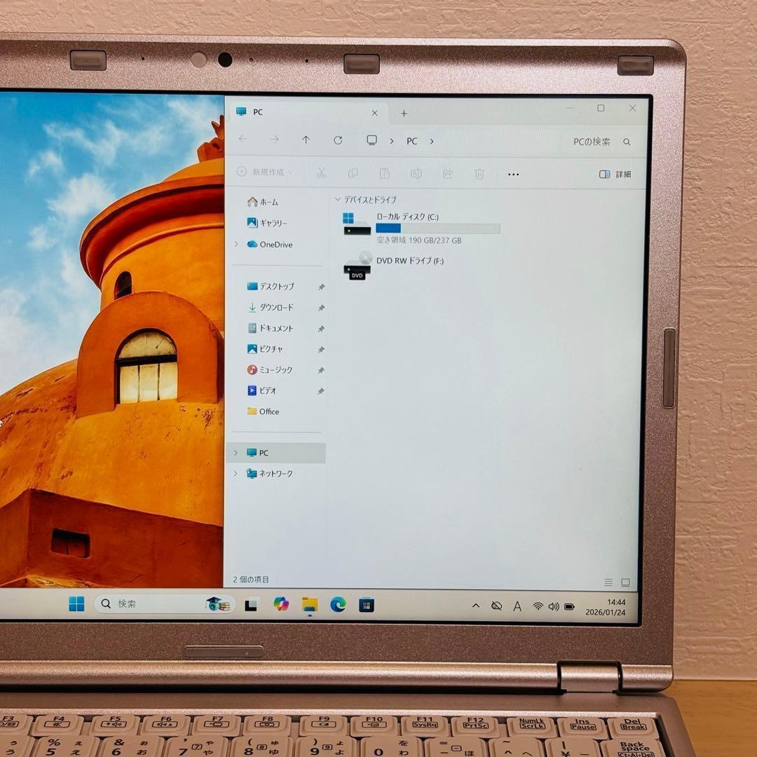レッツノート PC Windows11 SSD DVD オフィス付き P-133