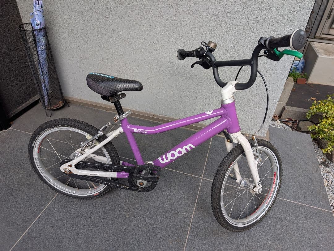 woom 子供用自転車 16インチ 紫 5.8kg