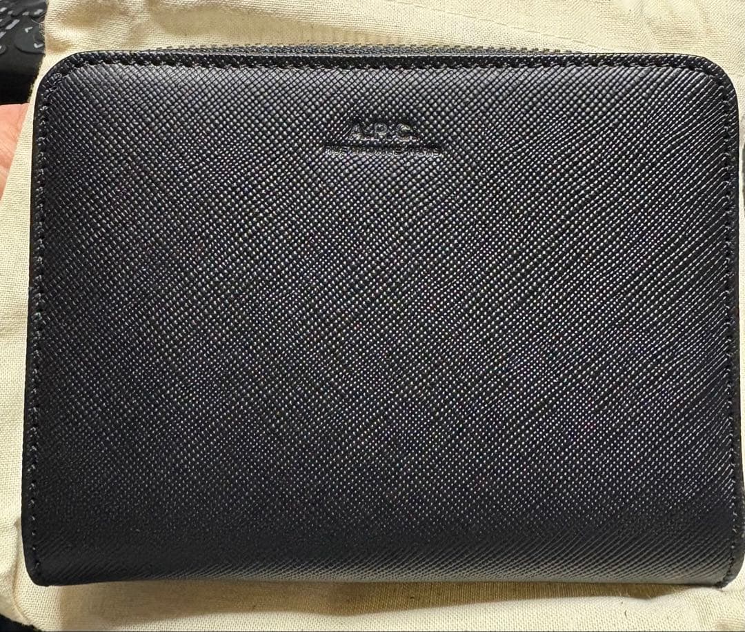 A.B.C. ブラック 二つ折り財布