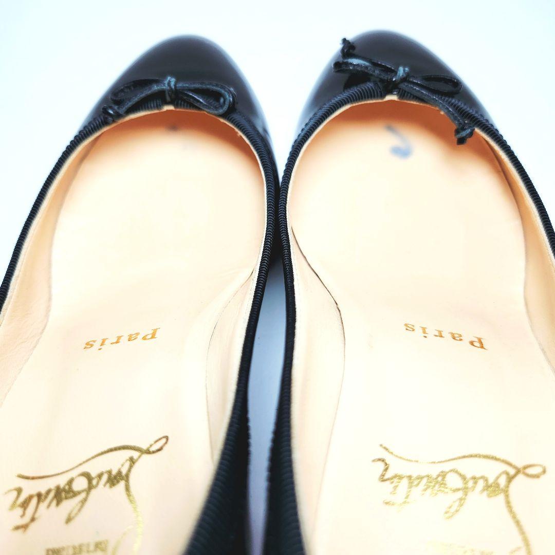 Christian Louboutin パンプス レッドソール エナメル リボン