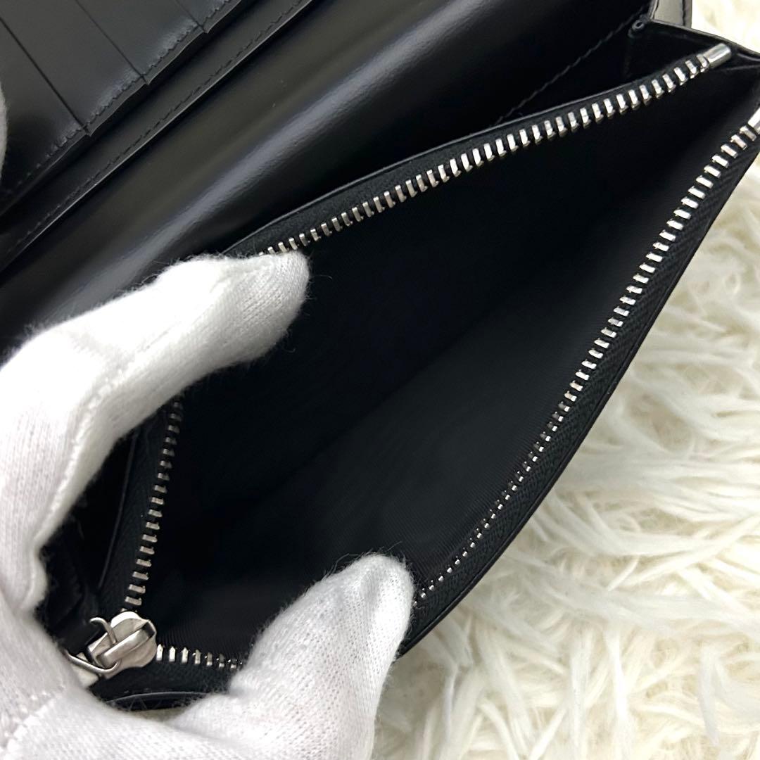 ［極美品］現行 SAINT LAURENT タイニーカサンドラ YSL 長財布