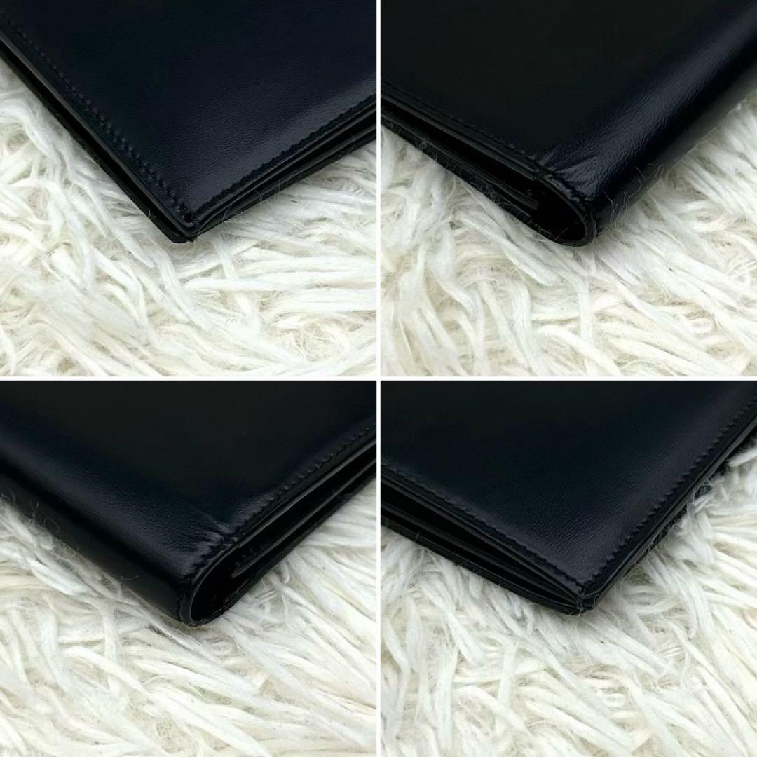 ［極美品］現行 SAINT LAURENT タイニーカサンドラ YSL 長財布