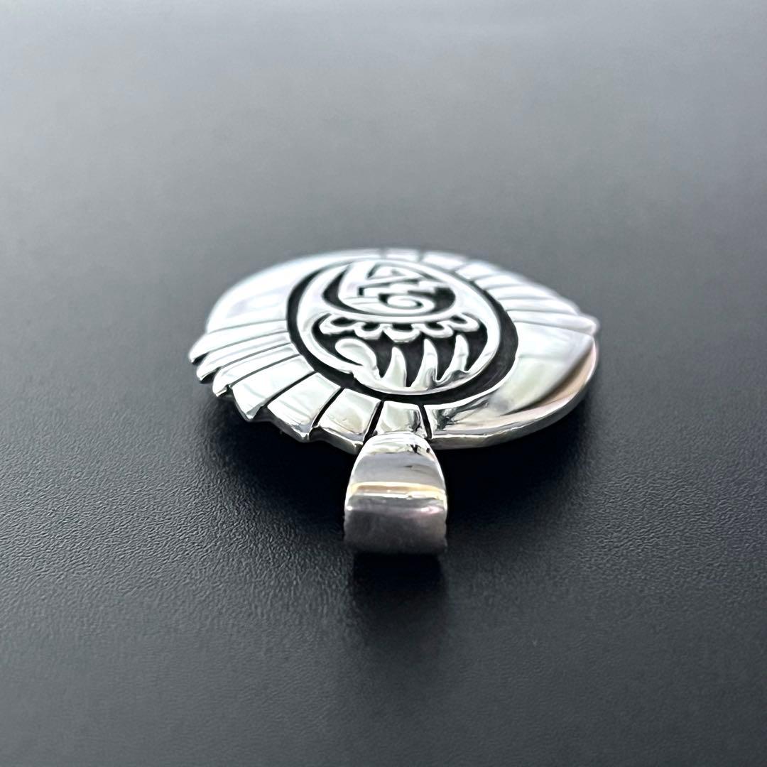 美品 HOPI ホピ族 ミッチェルソッキーマ ベアパウ オーバレイ ペンダント