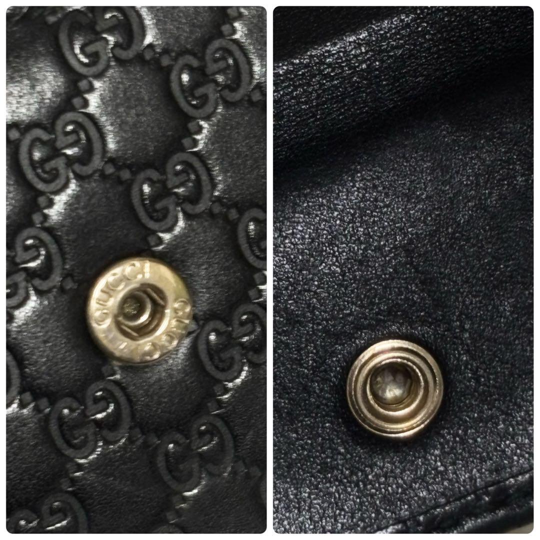 極美品✨グッチ　長財布　オーガナイザー　マイクロシマ　ラウンドファスナー