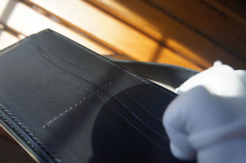 【送料無料】ルガトショルダーのロングウォレット【ライトグレー】