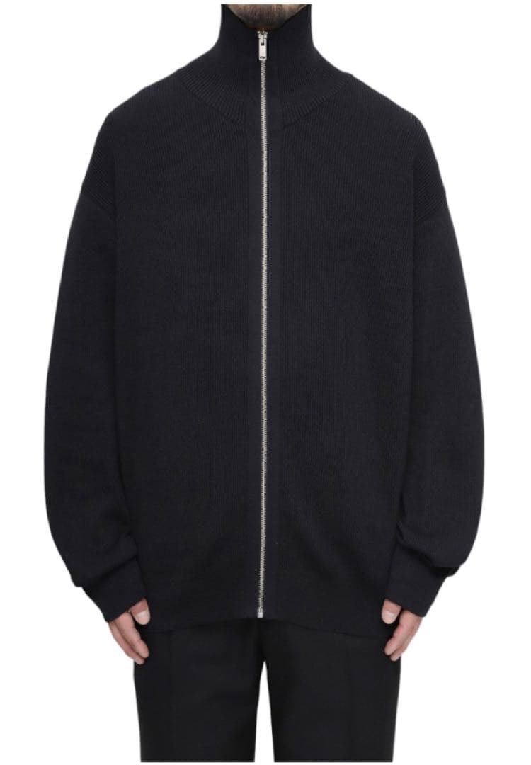 2024 YOKE RIB ZIP-UP CARDIGAN ドライバーズニット