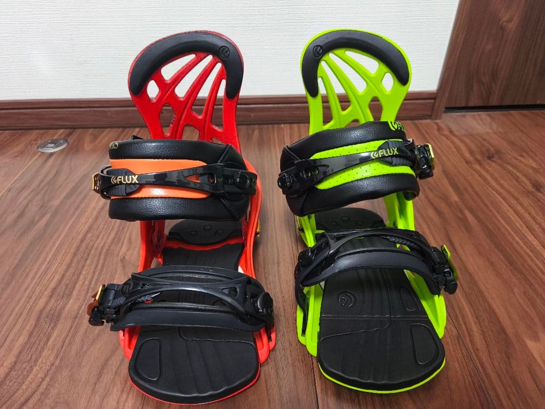 FLUX RL アシンメトリーカラー ビンディング オレンジ ライムグリーン