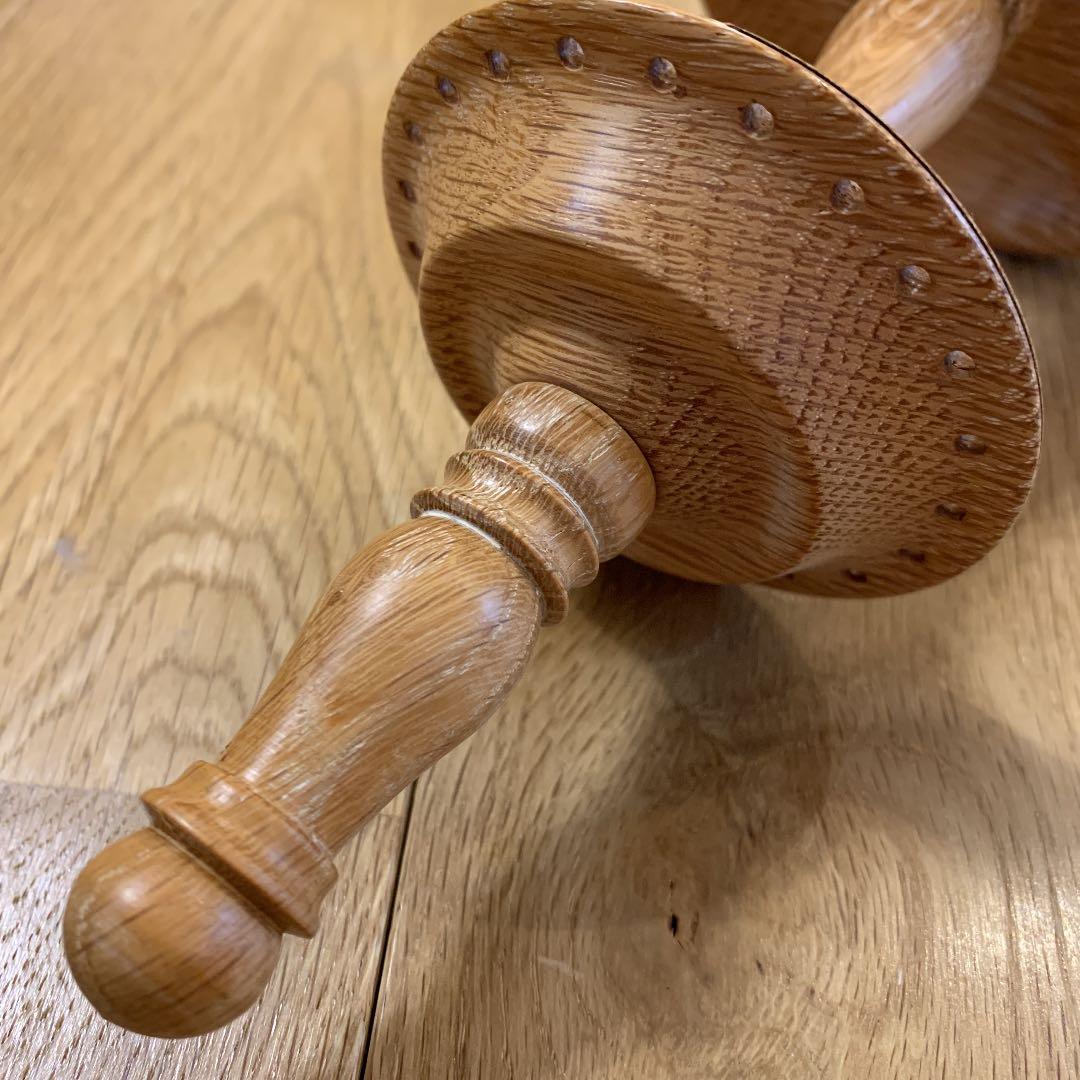 ピアススタンド　未使用　オーク材　北欧／ナチュラルインテリアに 匿名配送