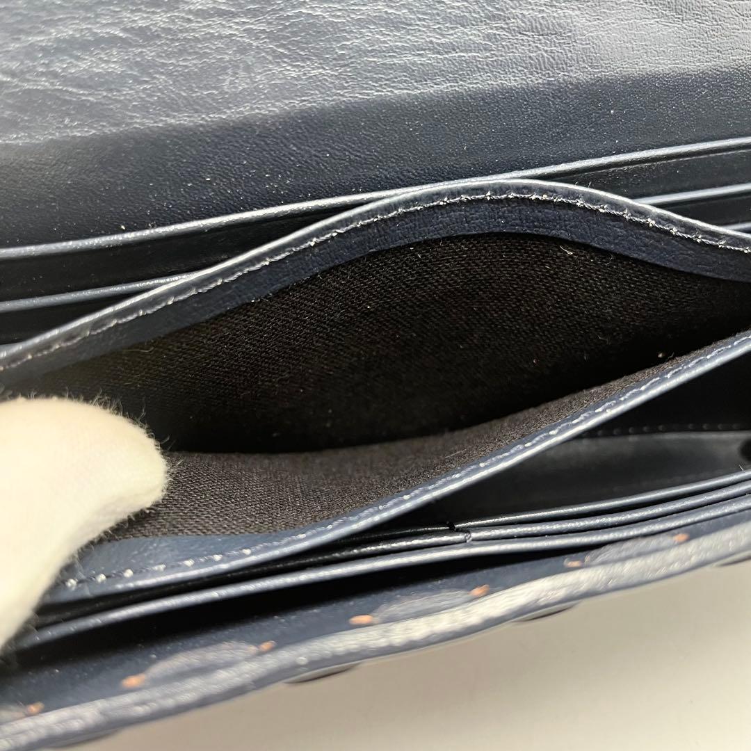 【未使用】グレースコンチネンタル 長財布 カービングトライブズ 紺 入手困難