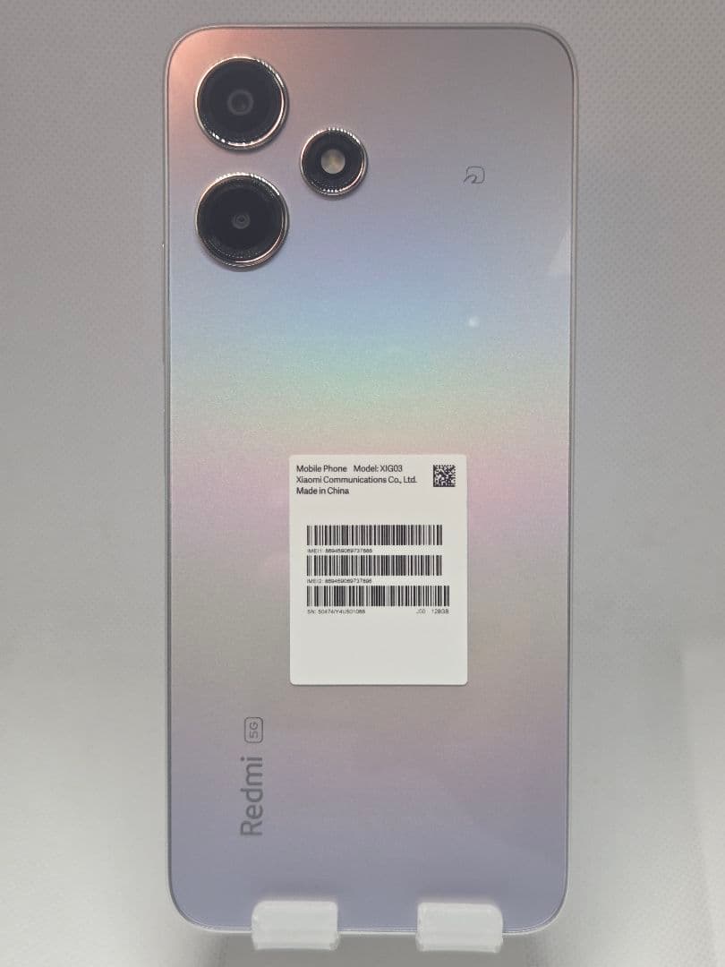 美品 Redmi 12 5G 128GBポーラーシルバー SIMフリーXIG03