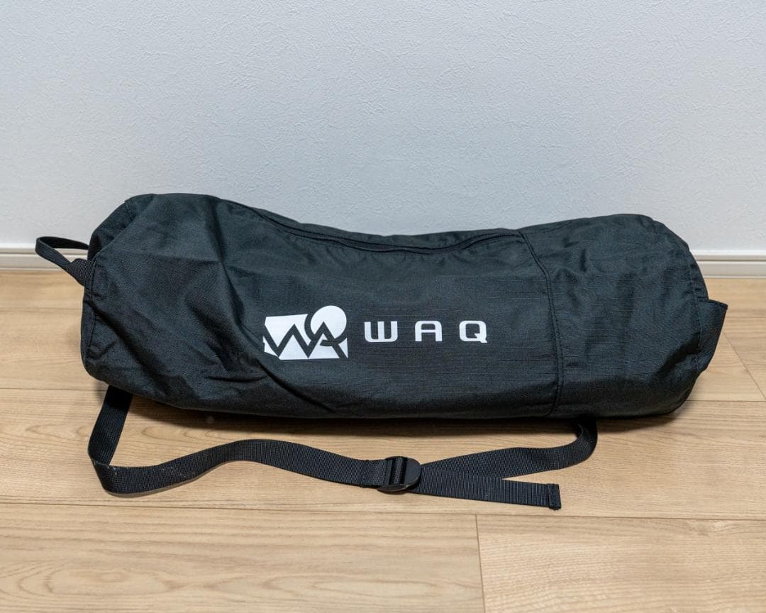 【美品】WAQ 2WAYフォールディングコット ブラック