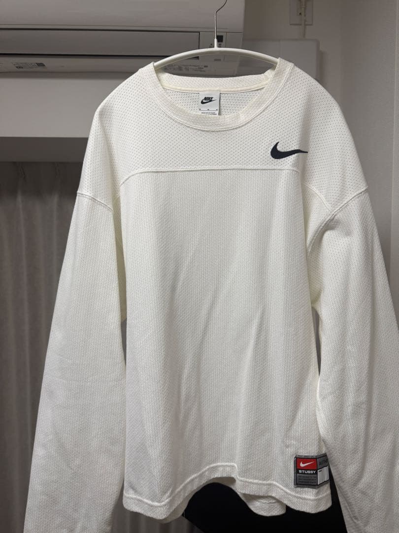 STUSSY x NIKE DRY FIT MESH JERSEY ホワイト M