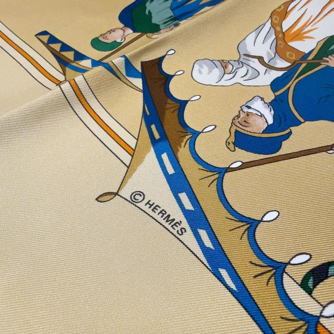 ◇エルメス◇カレ90/スカーフ/雨傘と日傘/シルク/タグ付/HERMES