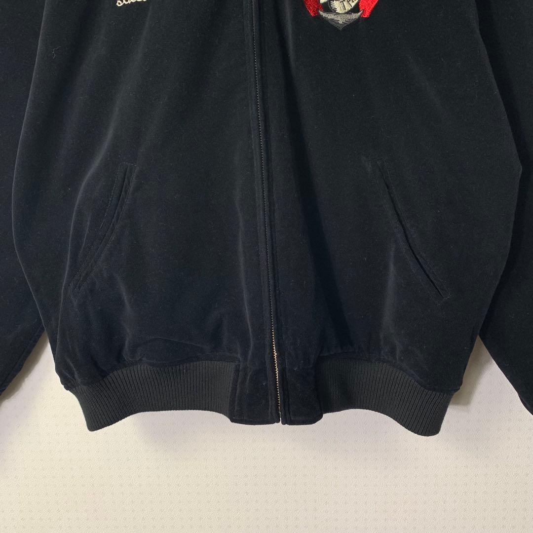 SCHOTT ベルベットリバーシブルスーベニアジャケット L 別珍 スカジャン