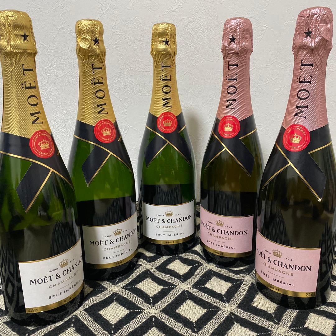 モエ・エ・シャンドン imperial ブリュット 750ml ロゼ　５本セット