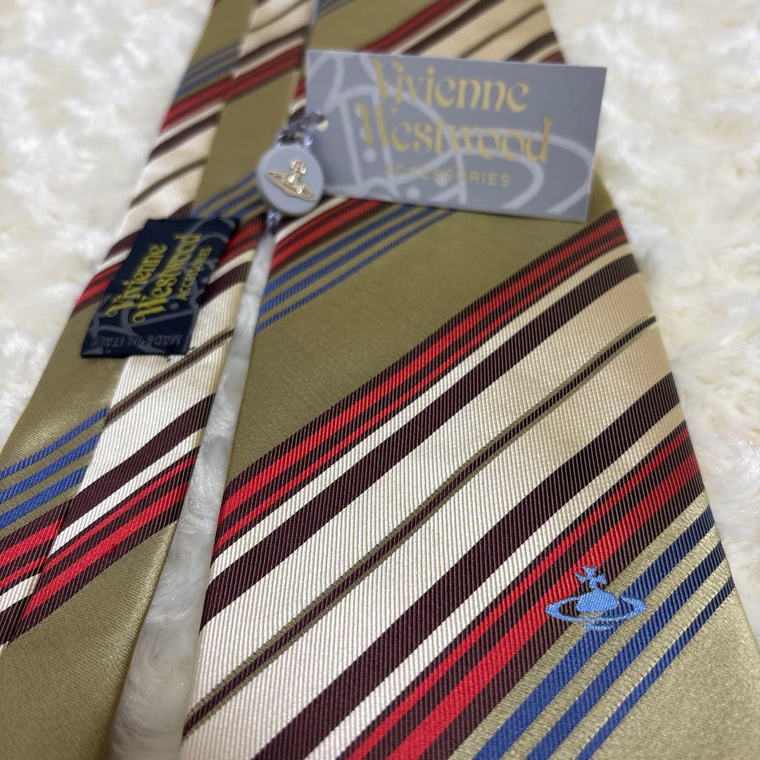 【Vivienne Westwood 】新品・未使用シルク ネクタイ