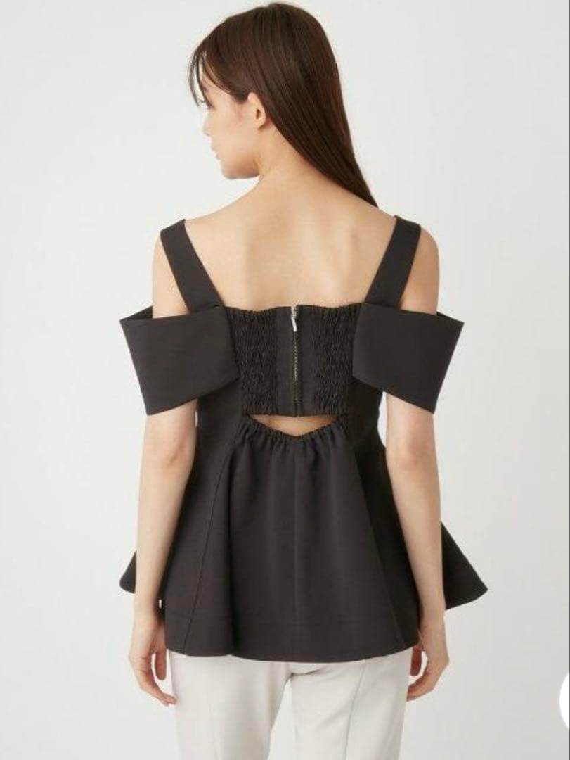 FRAYI.D オフショルペプラムチュニック BEG