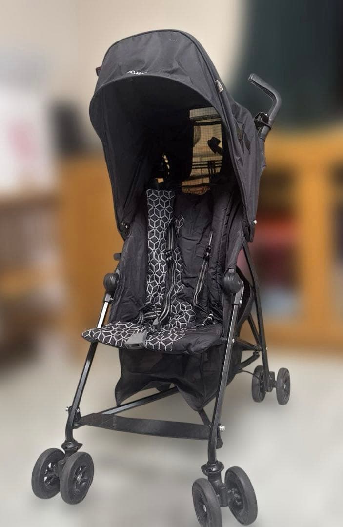 週末限定！マクラーレン　markⅡ マーク2ブラック折りたたみベビーカー