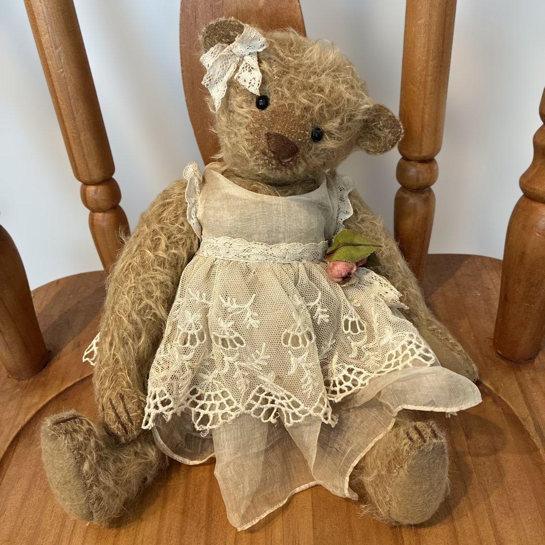 海外作家様　スーレイン　ヴィンテージ　ベージュテディベア　ぬいぐるみ