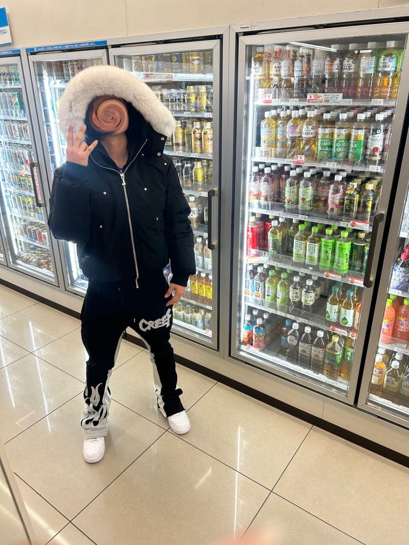 creefフレアパンツ　黒