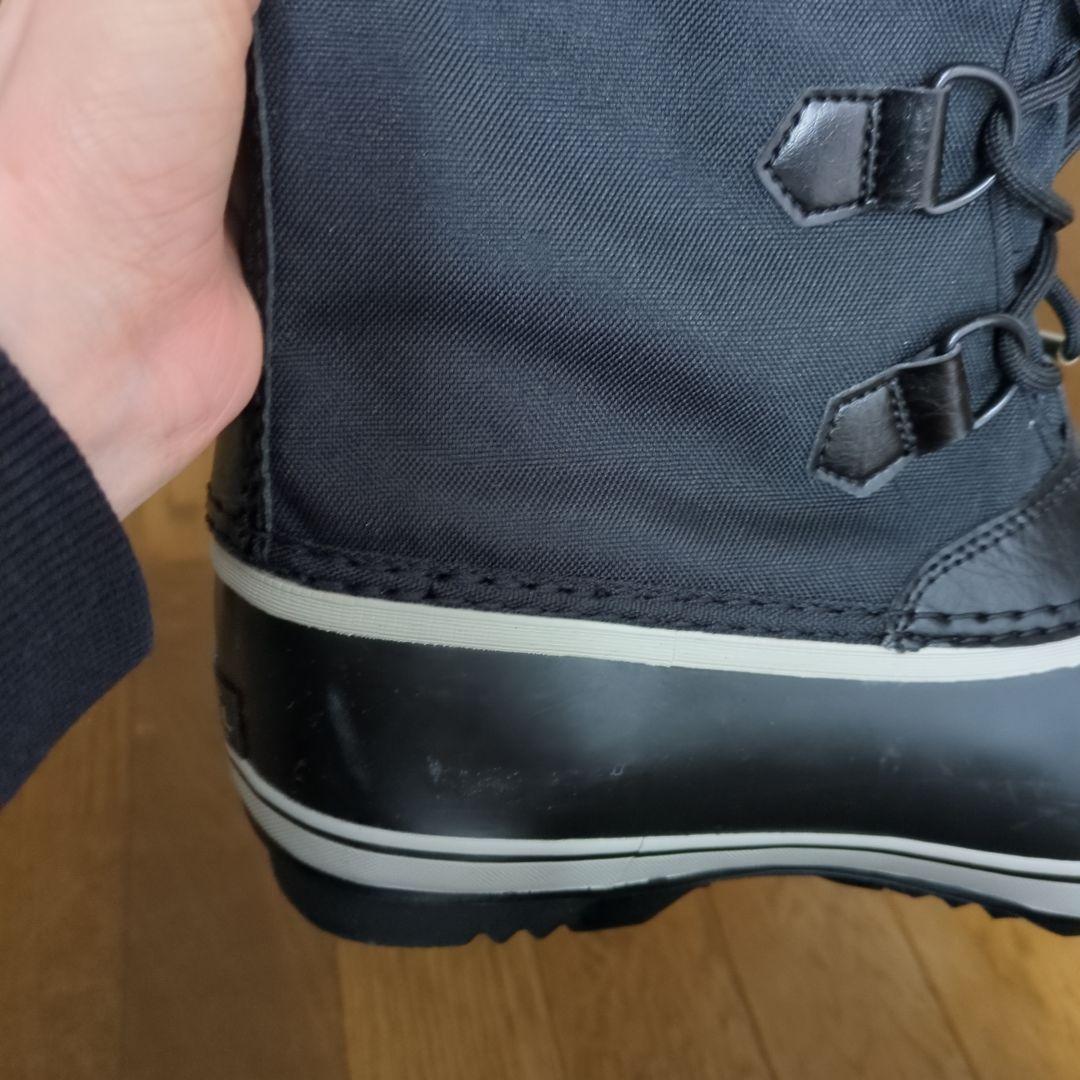 SOREL 防水ファー付きブーツ ブラック