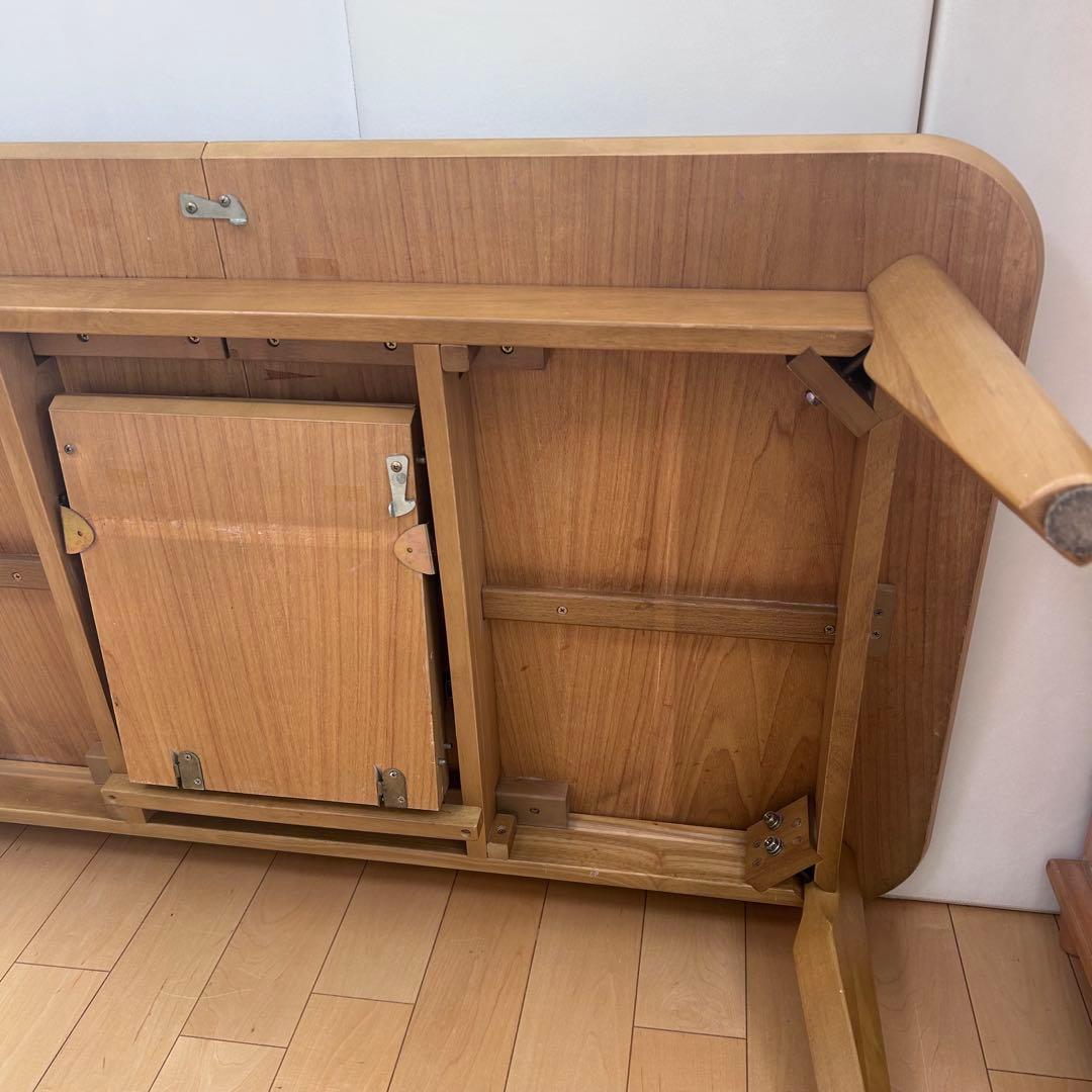 ニトリ 伸長式座卓 リベラルYN LBR