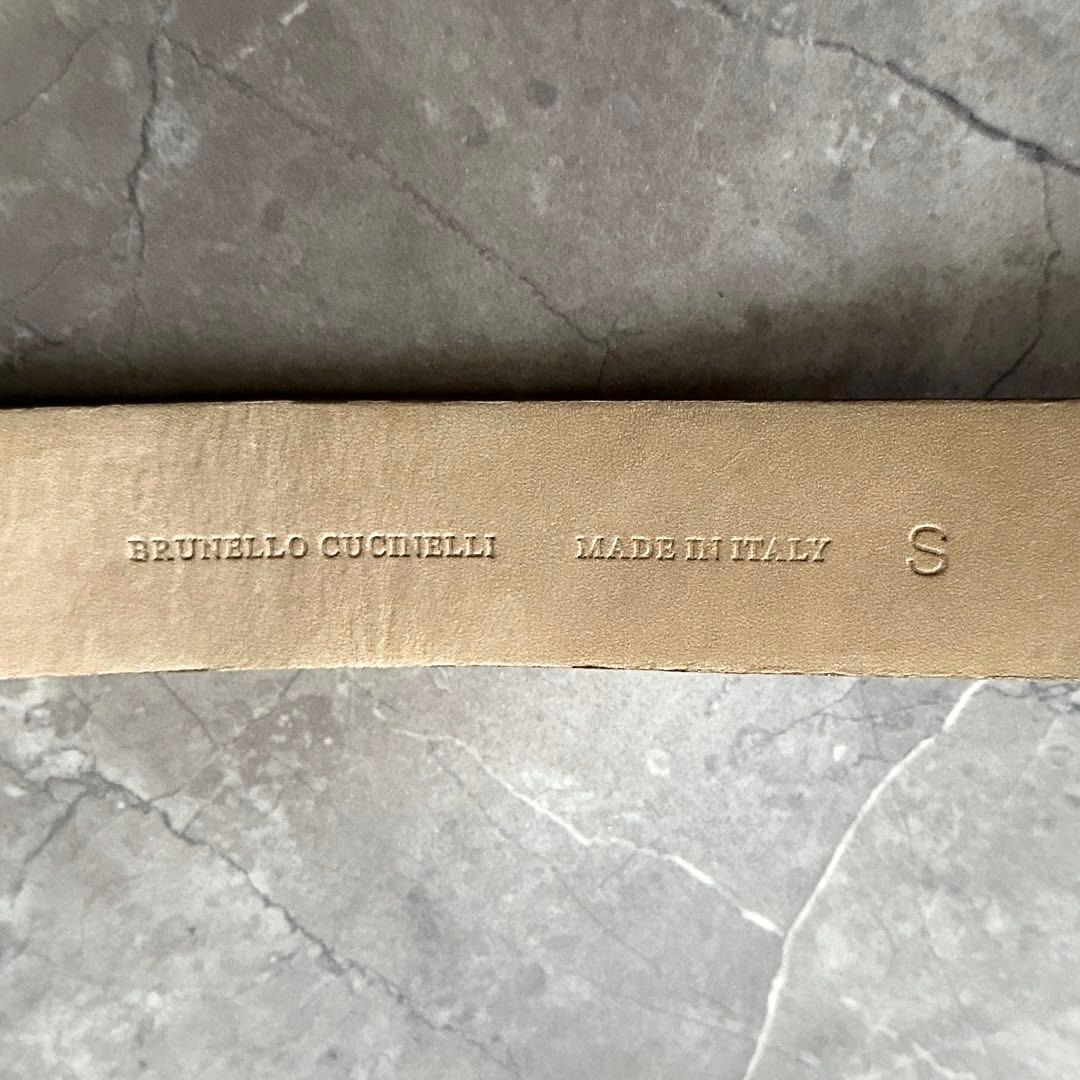 BRUNELLO CUCINELLI スエード レザーベルト サイズS イタリア