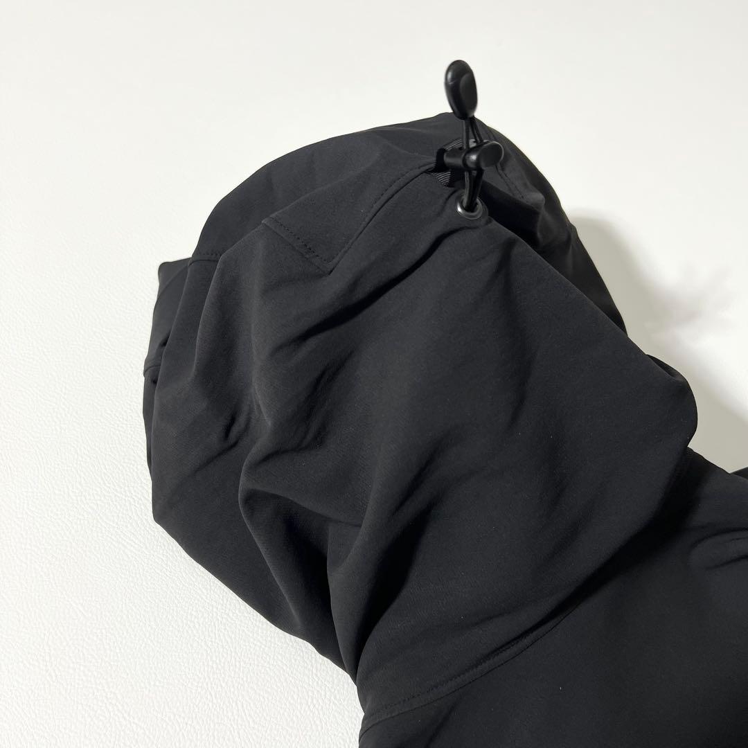 3339　アークテリクス　ガンマLTフーディ　ジップアップパーカー　黒　M