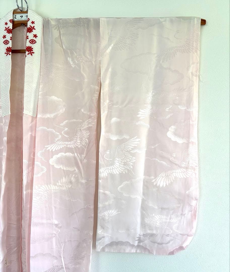 子供 七五三 着物 青 女の子 旭縫製　着物・長襦袢セット