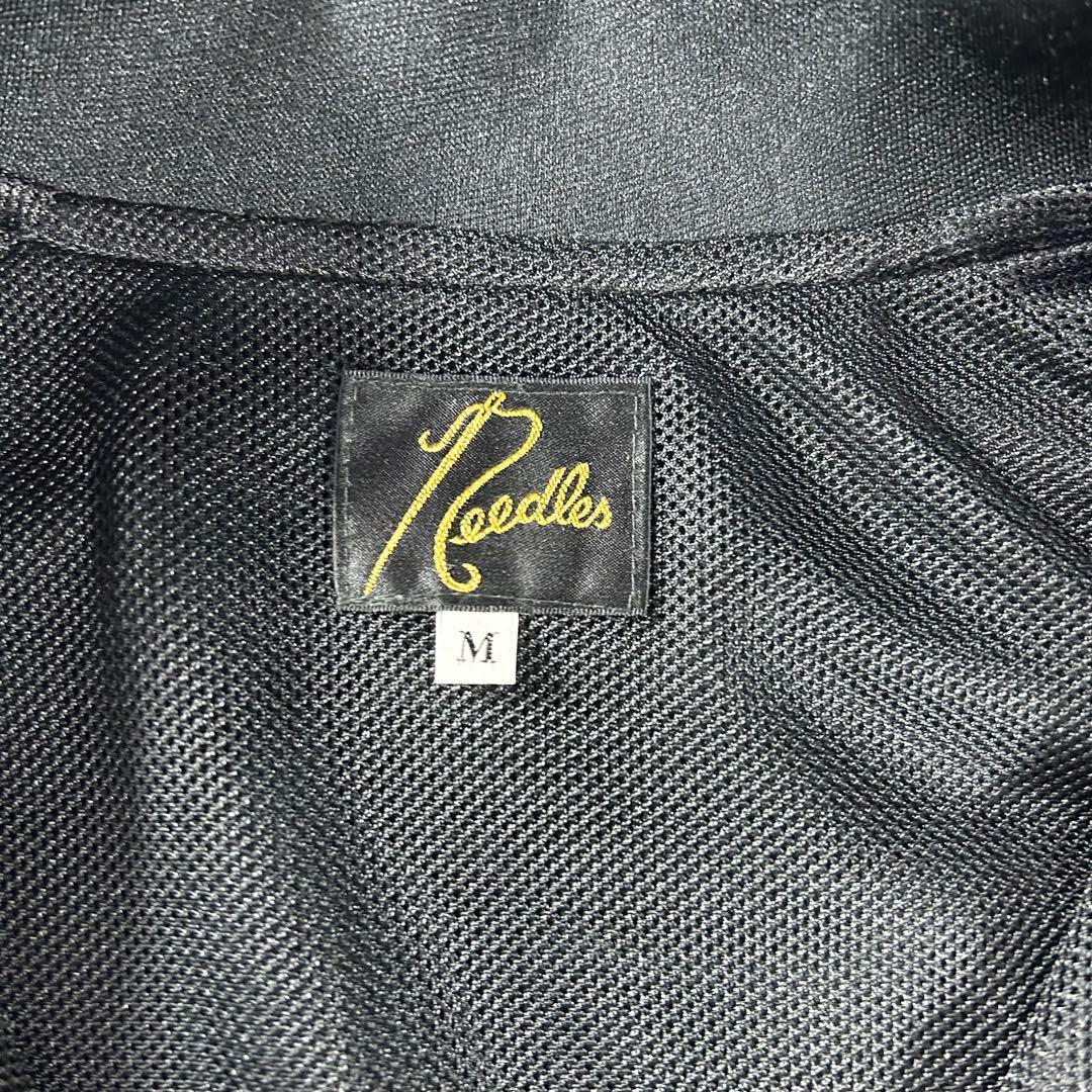 ニードルス✨コーチジャケット　サイドラインベロア　黒　紫　M