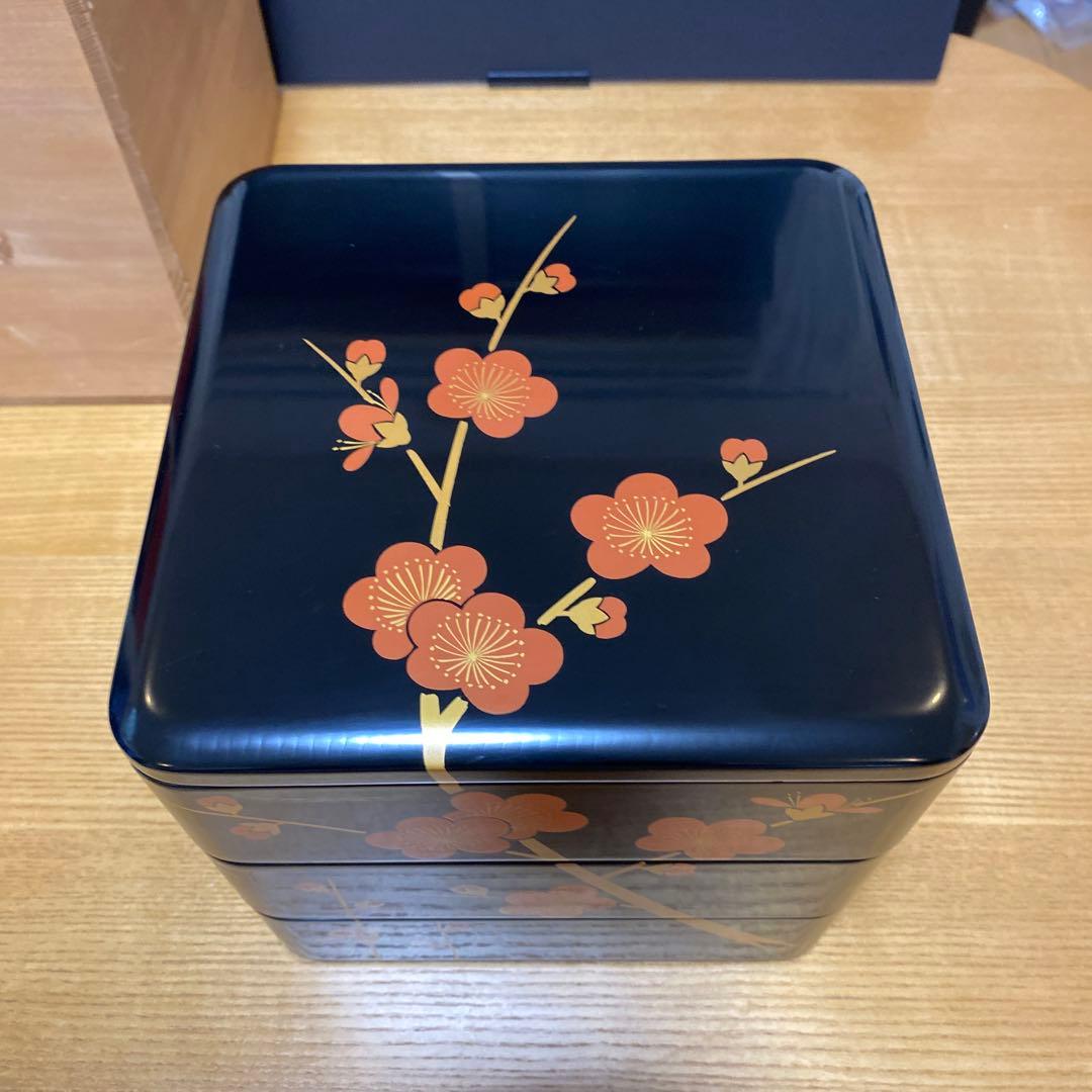 越前塗　重箱　三段
