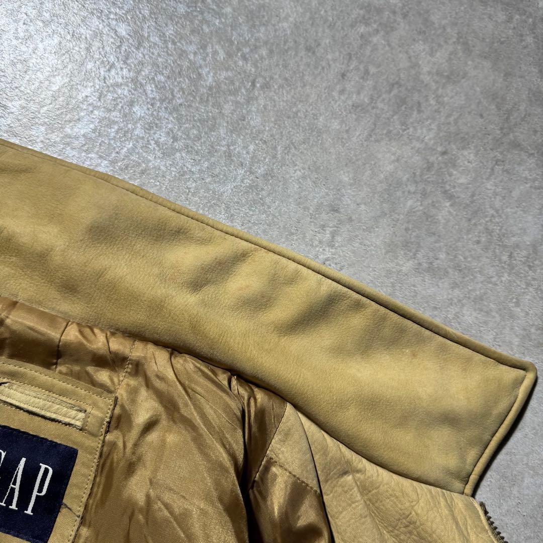 2003 00’s OLD GAP vintage leather jacket