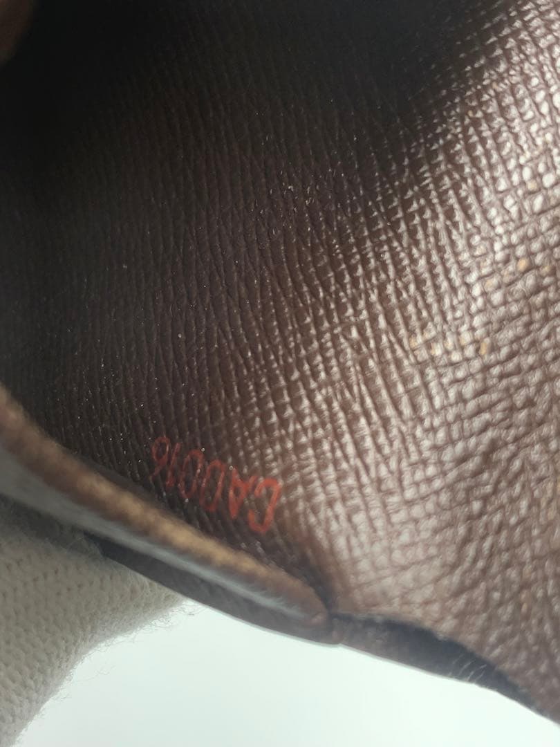 美品】LOUISVUITTON ヴィトン　ダミエ　マルコ　二つ折り財布 P55