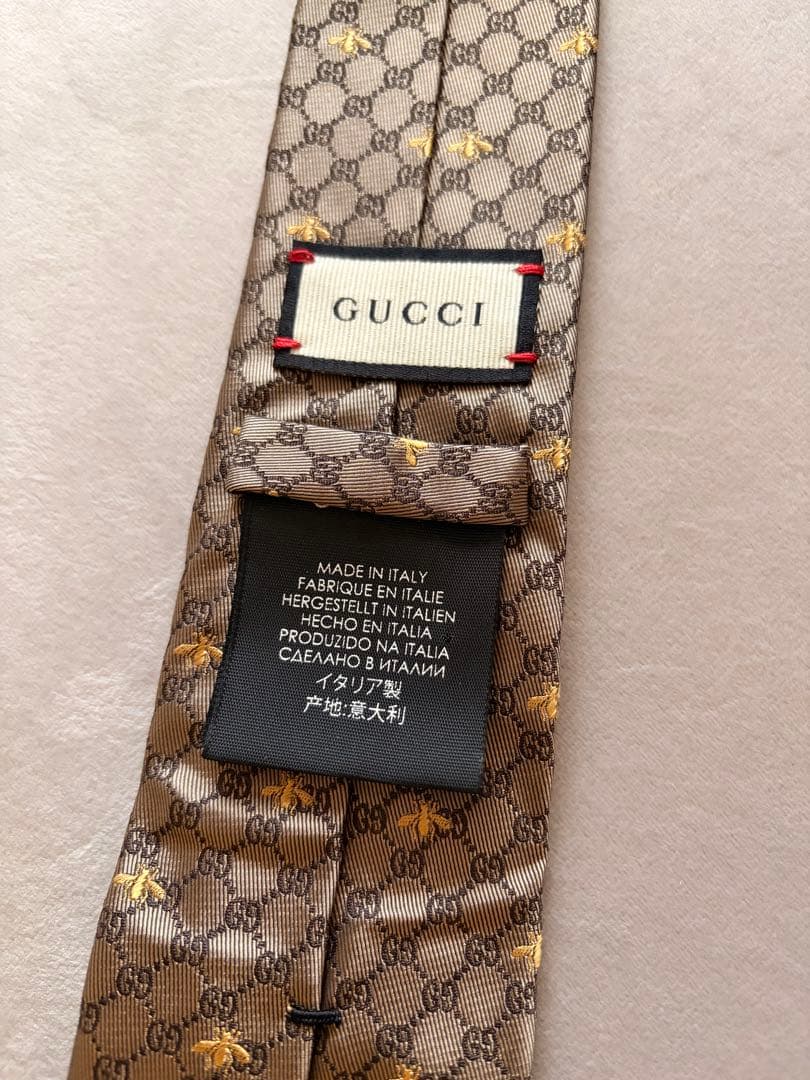 【最終値下げ】GUCCI シルク ネクタイ GGパターン