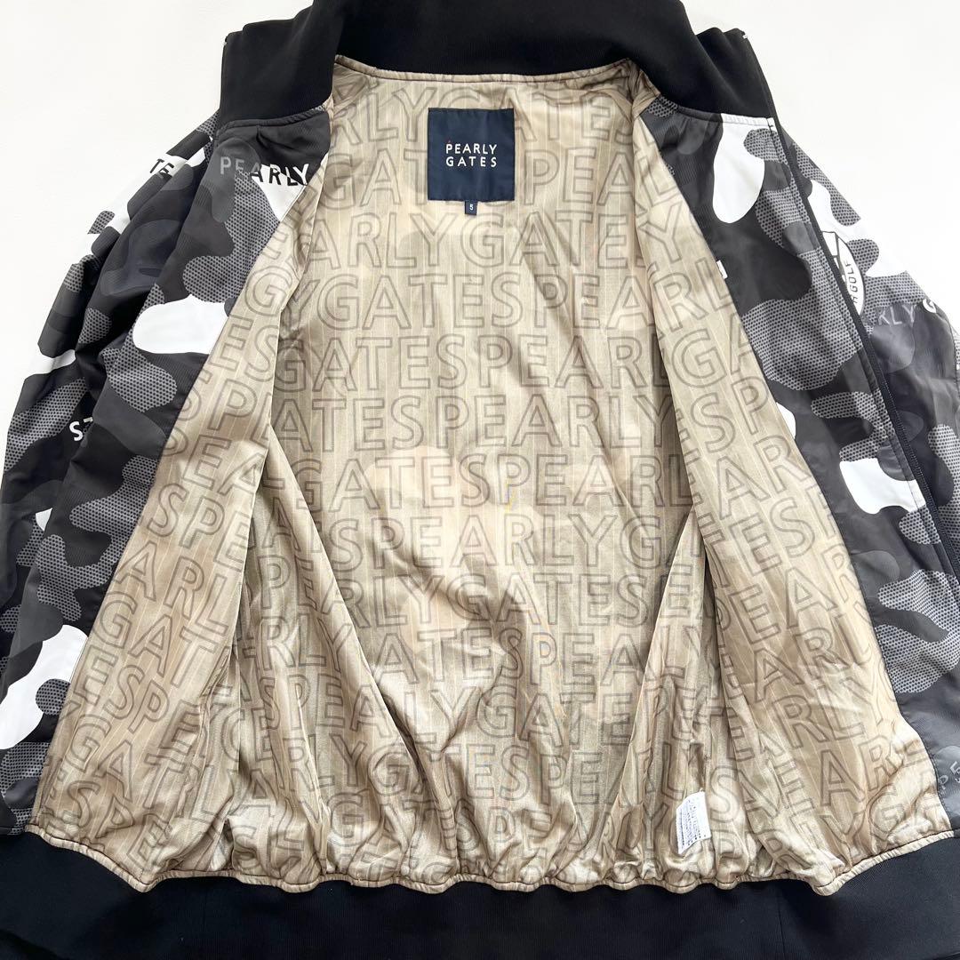 【美品✨カモフラ】パーリーゲイツ スニードジャック ブルゾン 蓄熱 L相当 総柄