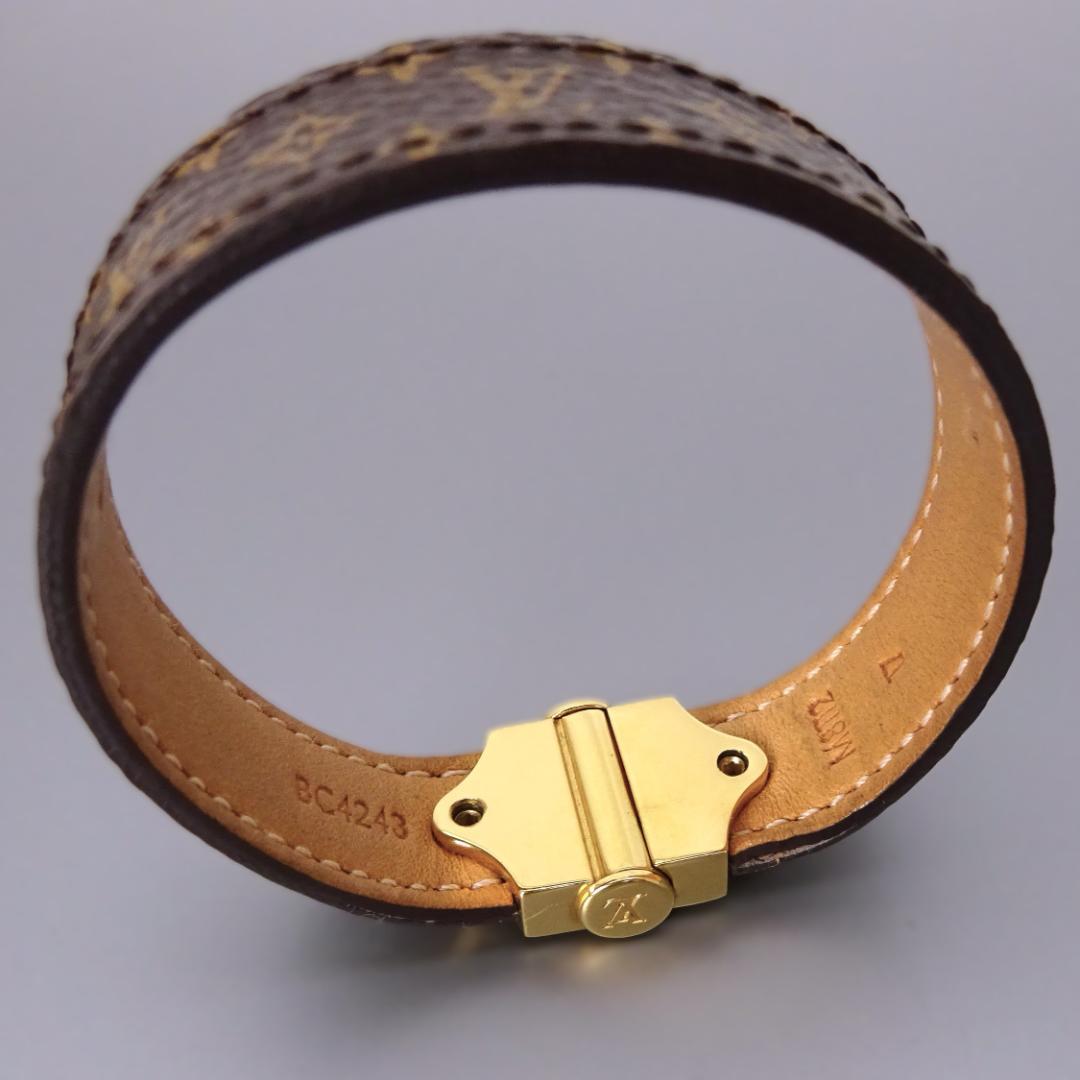 本物 良品 ■ルイヴィトン■モノグラム ブラスレ・スピリット 17 ブレスレット