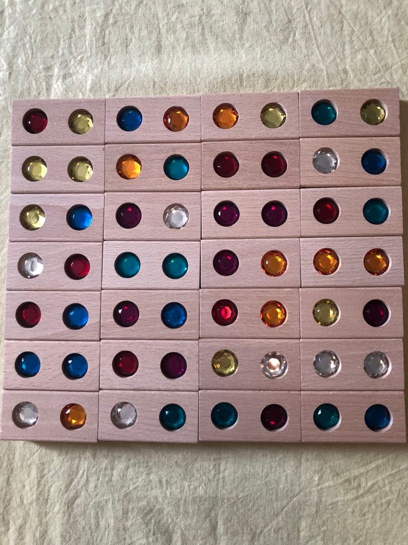 デュシマ社　ジュエルドミノ　積み木　木製＆知育玩具　ドイツ　パズル　おもちゃ