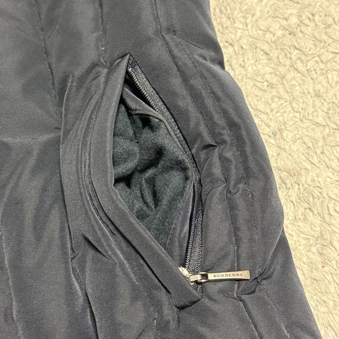 BURBERRY バーバリー ダウンベスト ノバチェック ブラック 40 L