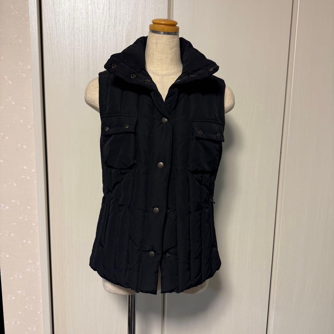 BURBERRY バーバリー ダウンベスト ノバチェック ブラック 40 L