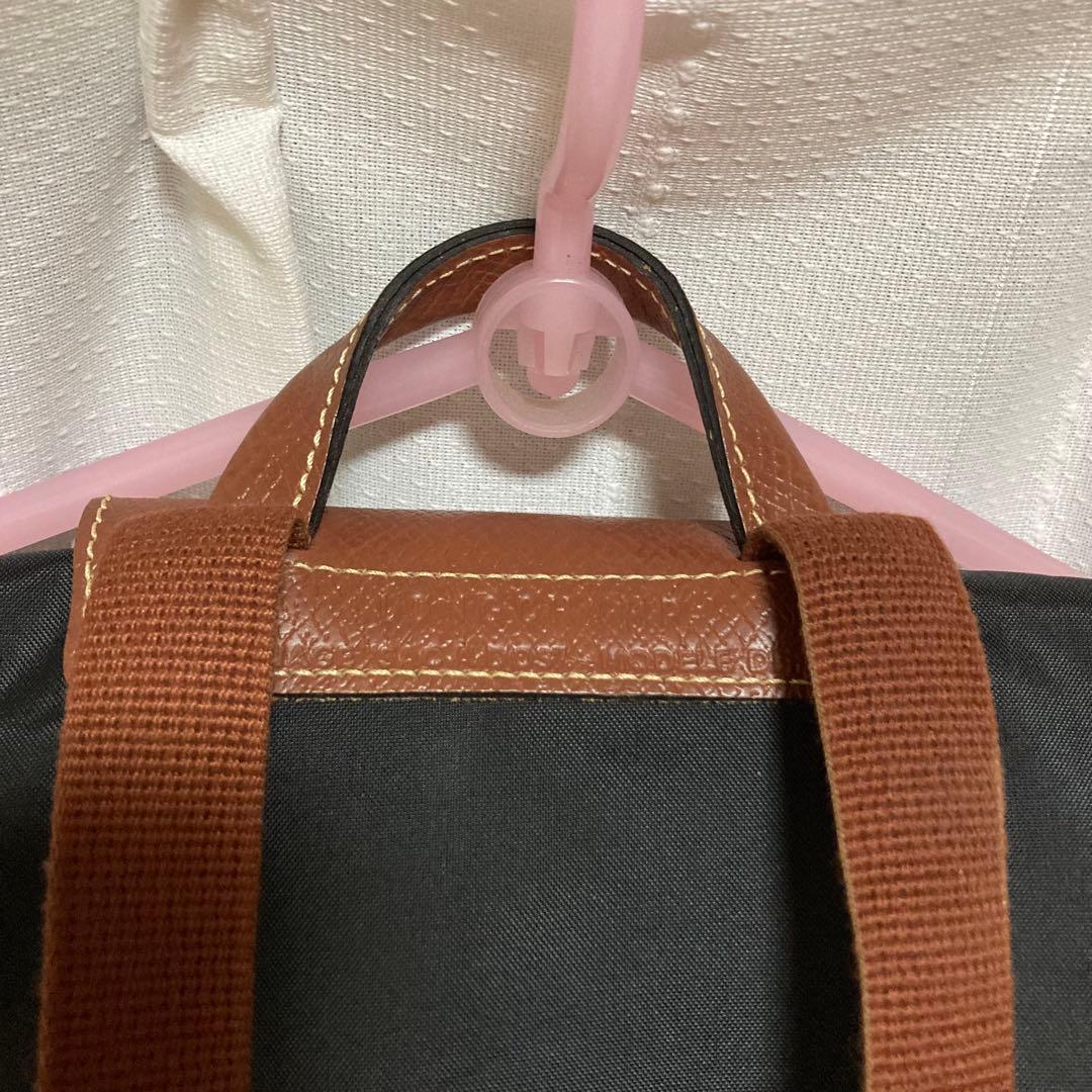 未使用に近い極美品 希少　LONGCHAMP ロンシャン リュック　ブラック