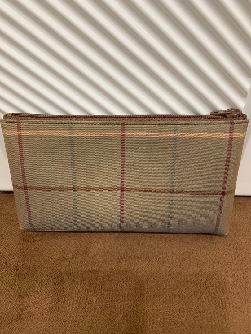 美品 バーバリー ボストンバッグ タマムシ チェック レザー 旅行かばん 大容量