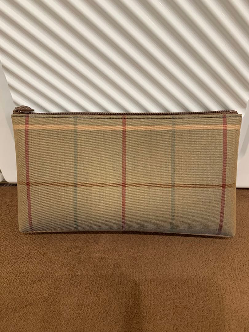 美品 バーバリー ボストンバッグ タマムシ チェック レザー 旅行かばん 大容量