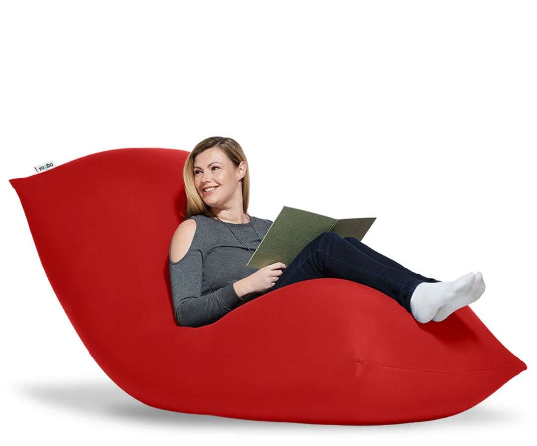 Yogibo Max ヨギボーマックス レッド ／ペールブルー