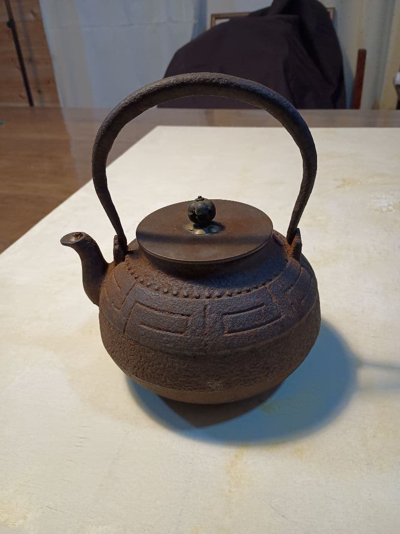 龍文堂 雷紋鉄瓶