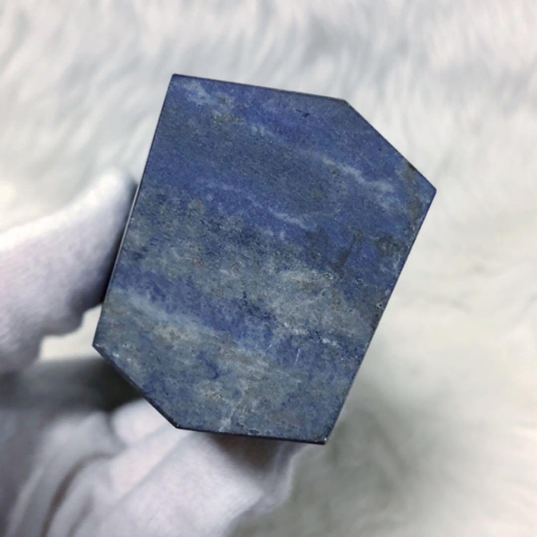 ☆ 綺麗！ラピスラズリ(青金石) 六角柱　468g 天然石　パワーストーン！