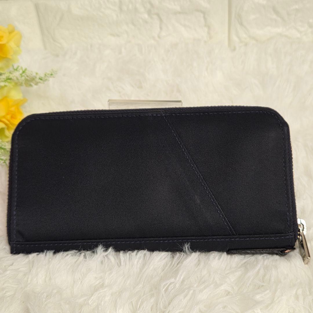 お値下げ【美品】ポーターリフトロングウオレット ネイビー