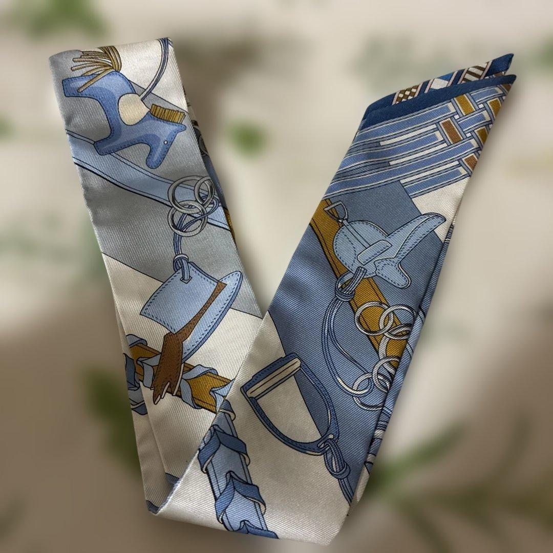 【未使用】エルメス HERMES ツイリー　スカーフ