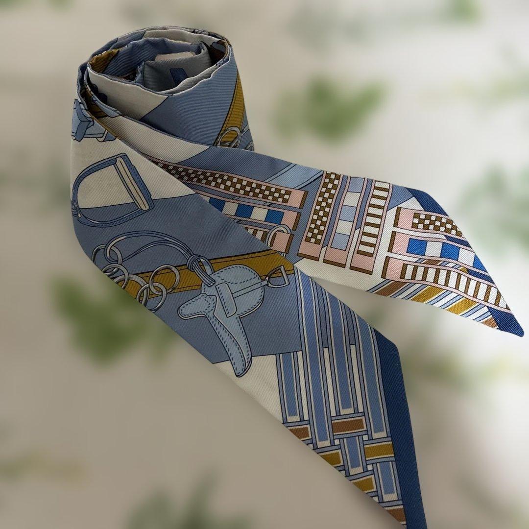 【未使用】エルメス HERMES ツイリー　スカーフ