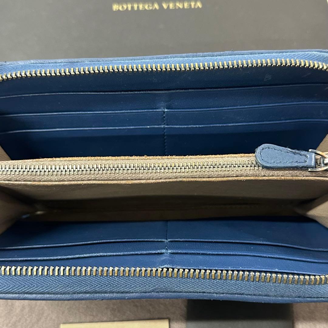 新品同様‼️ 希少　ボッテガヴェネタ　財布　長財布　リザード　ラウンドファスナー